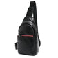 Shoulder bag men's pu leather mobile phone bag chest bag outdoor riding sports Messenger bag