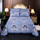 3pcs/set Thick Velvet Bed Sheet Set  Winter Double-sided Short Velvet Blanket Pillowcases Three-piece Set