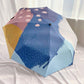 Abstract Graffiti Sunshade Umbrella Ultra-light Small 50% Automatic Creative Folding Sun Cute Umbrella