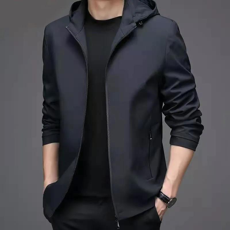 Men's Jacket Male Autumn 2021 New Men's Sports Casual Jacket Male Hooded