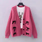 Autumn Korean Loose Bow Knot Twist College Wind Knit Sweater Student Sweater Cardigan Jacket Women