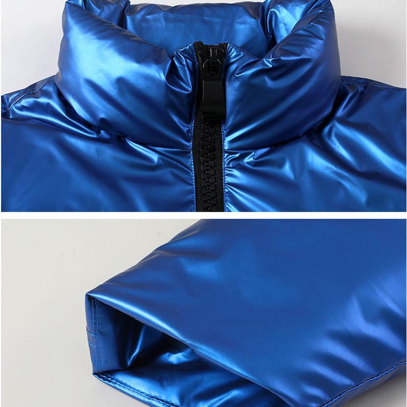 Small Lady Down Jacket Loose Fashion Trendy Brand Shiny Net Red Short Colorful Winter Jacket