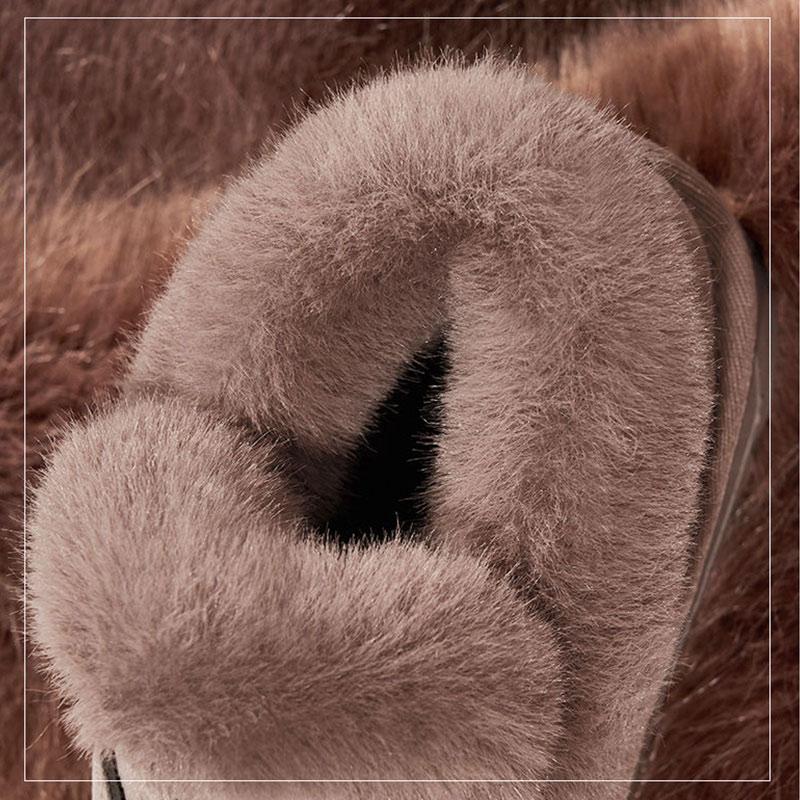 Ladies Snow Boots Thickening Fashion Winter Plus Velvet Student Cotton Shoes Women's Outer Wear Non-slip Warm Shoes