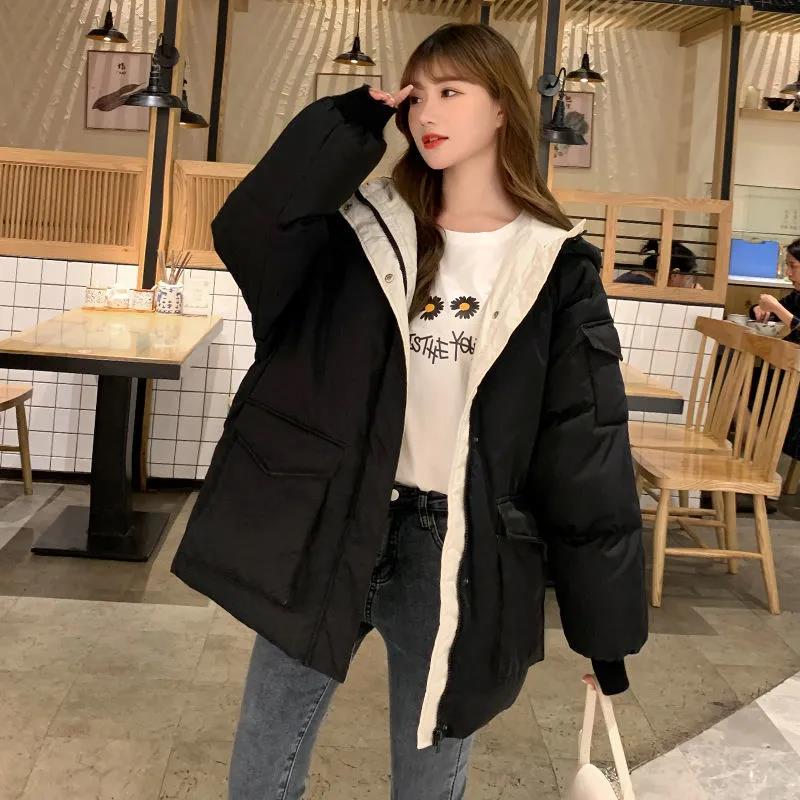 Winter Down Padded Jacket Women Loose Padded Coat Padded Jacket Short Padded Jacket