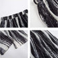 Tie-dye Print Wide-leg Pants Women's Summer Loose Straight Thin Casual Trousers High Waist Slim Drape Pants