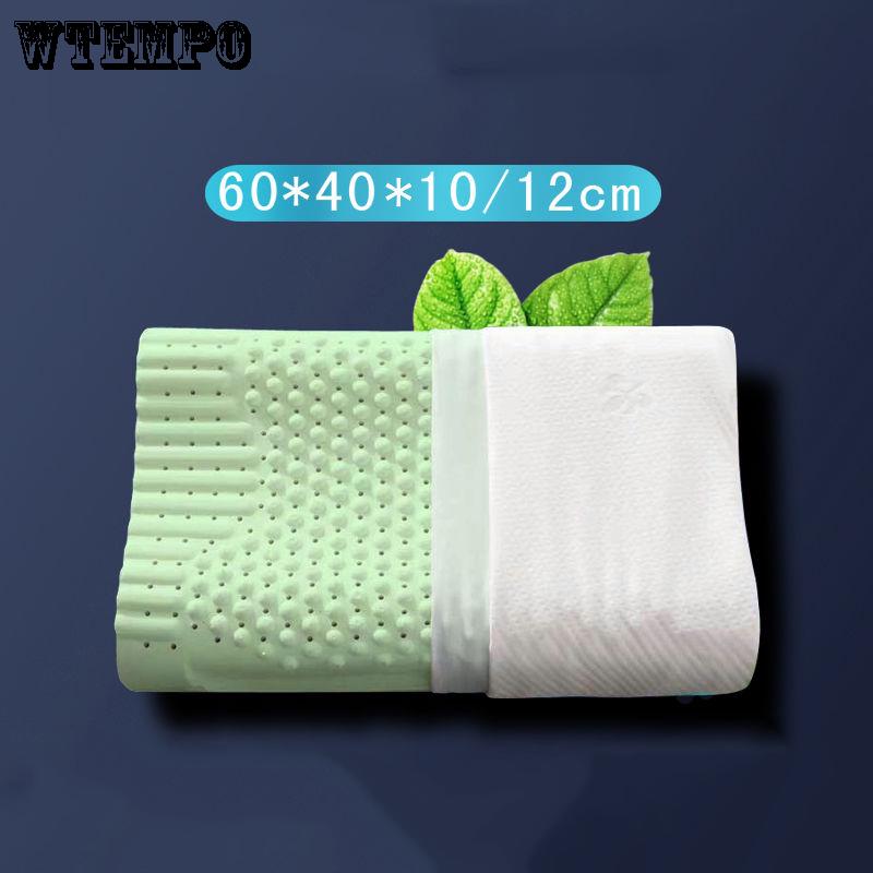 Latex Pillow Adult Rubber Pillow Protect Cervical Pillow Massage Pillow Thailand Natural