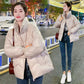Women's Short Down Padded Jacket Winter Bright Face Down Padded Jacket Thick Loose Small Padded Jacket Korean Style Jacket