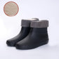Four Seasons Non-slip Short Tube Cotton Shoes Plus Velvet Thickening Warm and Comfortable Waterproof Boots