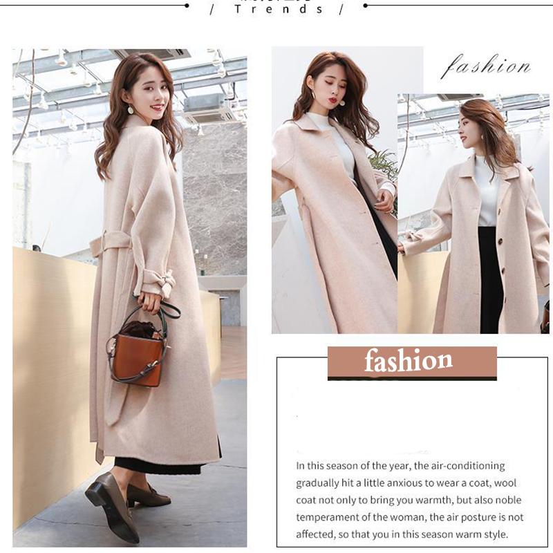 Plus Size Office Lady Trench Coat for Women's Windbreaker Spring Autumn Long Coat Windbreaker Winter Clothes Female Coat