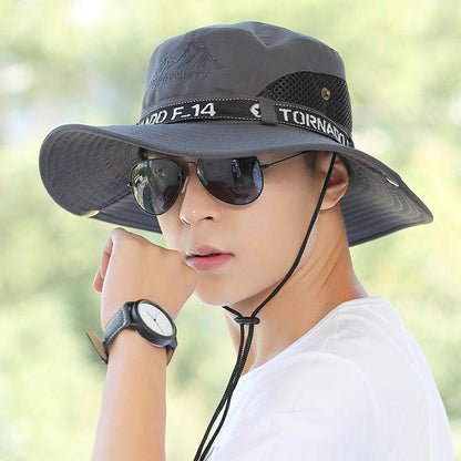 Fishing Hat Male Sun Hat Sun Hat Outdoor Fisherman Hat Sun Hat Rider Hat Fisherman Hat Foldable Summer Hat