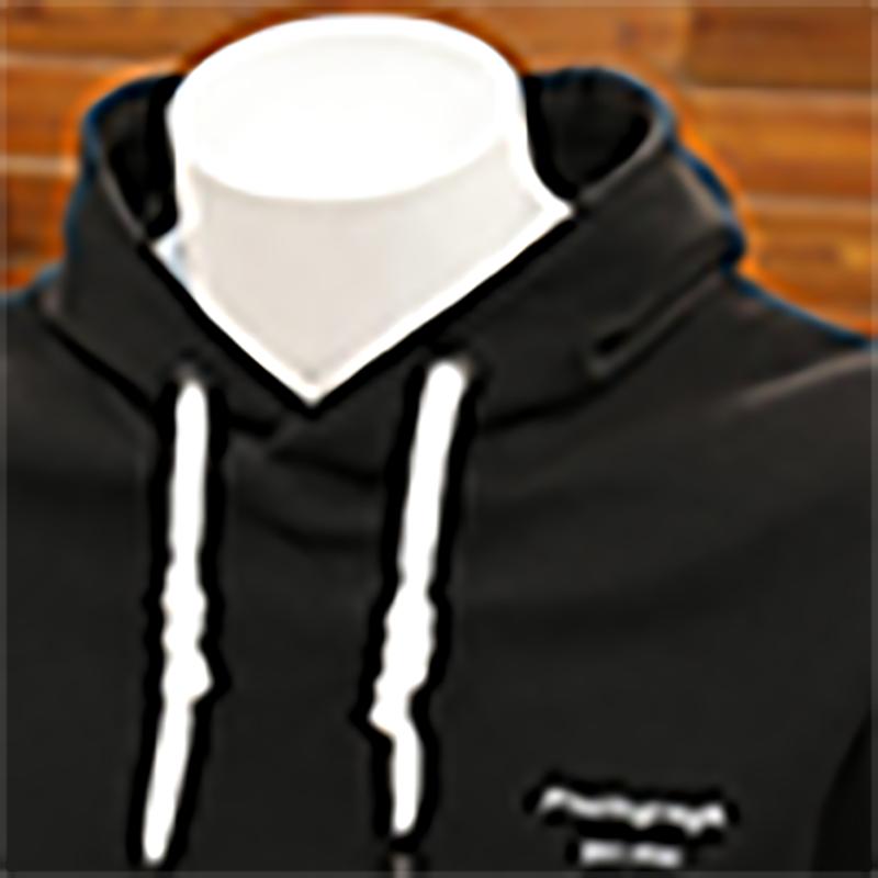 Men Autumn and Winter Hooded Jacket Men's Self-cultivation Stitching Korean Style Trendy Hedging Handsome Jacket