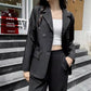 Women's Autumn Suit Jacket High-end Design Sense Ins Style Korean Version All-match Blazer Outwear for Ladies Solid Color Blazer
