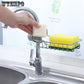 Kitchen Creative Drain Rack Faucet Shelf Pool Rag Storage Rack Stainless Steel Finishing Rack