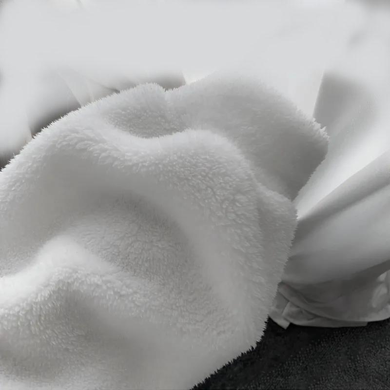 Sweatshirt Men's Autumn and Winter Round Neck Jacket Men's Loose Plus Velvet Padded Top