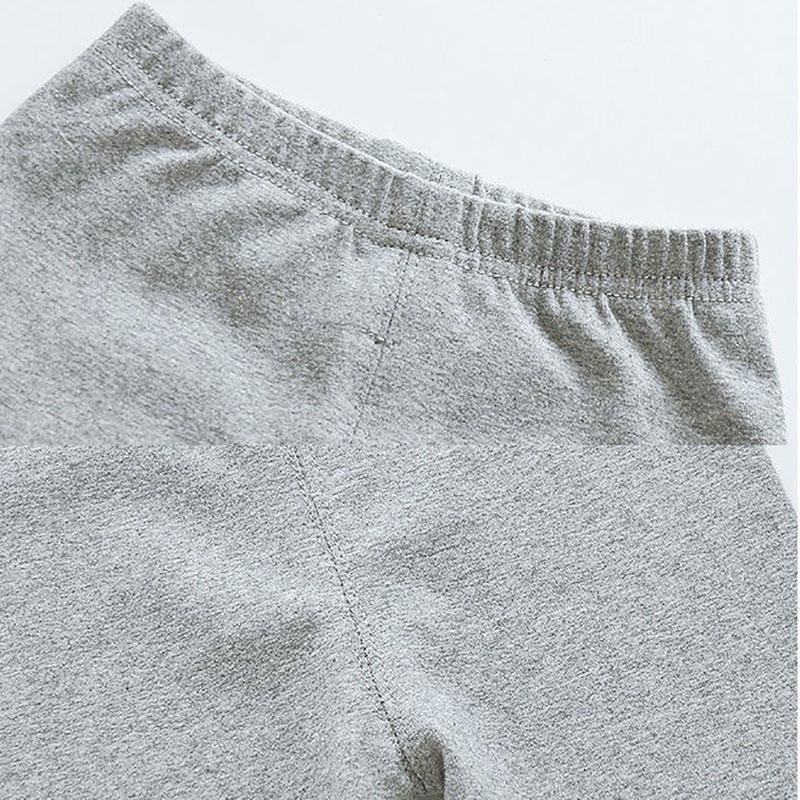 Girls' Leggings Spring and Autumn All-match Outer Wear Trousers Casual Pants Solid Color Slim Stretch Pants Foot Pants
