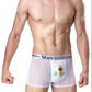 Summer Men's Underwear Thin Section Breathable Ice Silk Personality Mesh Briefs Boxer Shorts 2 Packs