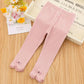 Girls' Leggings Children's Spring and Autumn Thin Bow Korean Cropped Trousers Baby Outer Wear and Inner Wear