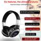 LED Display Wilress Headphones Bluetooth 5.0 Headset Stereo Noise Canceling Earphone with Microphone