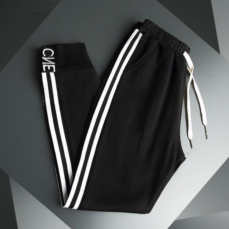 Spring and Summer New Korean Style Loose and Thin Straight High-waisted Harem Pants Women's Leisure Sports 9-point Pants