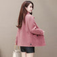 Fur Coat Women's Winter Imitation Lamb Wool Short Lamb Velvet Coat Thick Granular Velvet