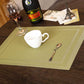 16pcs Washable Table Mats Non-slip Heat-insulation PVC Placemat for Dining Table Kitchen Accessories
