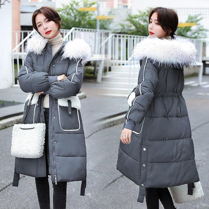 Bread Down Padded Jacket Women's Padded Jacket Women's Mid-length Over The Knee Loose Padded Jacket