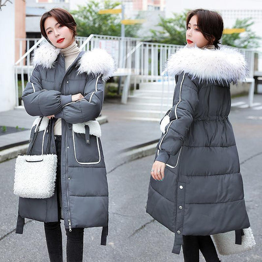 Bread Down Padded Jacket Women's Padded Jacket Women's Mid-length Over The Knee Loose Padded Jacket