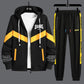 Spring & Fall Teen Sweater Suit Hooded Cardigan Casual Sports Suit School Trend Sportswear for Students