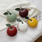 Round Bag Cartoon Fruit Messenger Bag Cute Small Bag Wild Mini PU Bag Girl Student Outing Trip Crossbody Bags