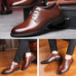 Men's Business Casual Leather Shoes Non-slip British Men's Shoes Breathable Work Men's Work Shoes