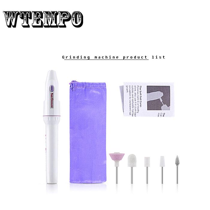 Mini Electric Nail Drill Machine Grinding Polisher Tool Set Beauty Nail Kit