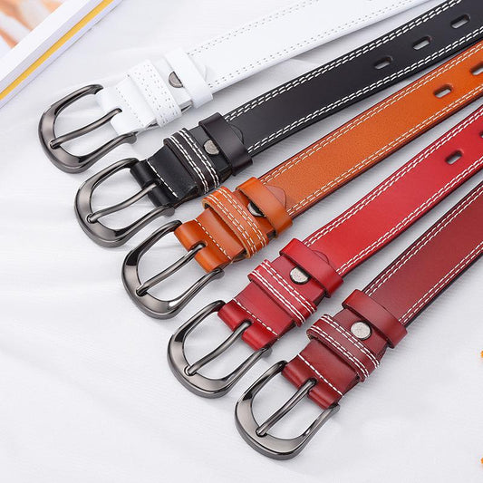 Belt Fashion Women Lady Girl Vintage Metal Buckle Boho Leather Waist Belt Waistband