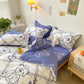 Four Seasons Universal Bed Sheet Quilt Cover Cotton Four-piece Student Dormitory Single Double 1.8m 2.0m Bedding Set