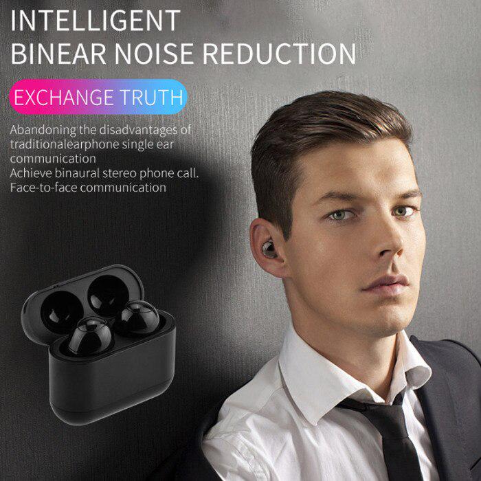Mini Bluetooth Wireless Earphone Stereo In-ear Sports Quick Match Bluetooth Earbud with Charging Pod