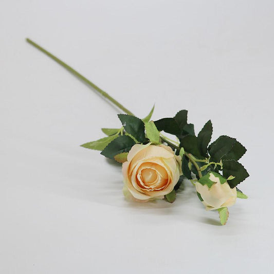 Artificial Rose Plastic Artificial Flower Home Living Room Retro Bouquet Set Bulgarian Rose Flower Arrangement Decoration