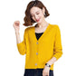 Early Autumn Retro Twist V-neck Short Top All-match Sweater Cardigan 2021 Korean Style Knitted Jacket Women