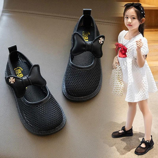 Girl Princess Shoes Summer Versatile Children Girls Baby Hollow Breathable Fashionable Shoes