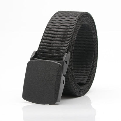 Sports Belt Men's and Women's Canvas Belt Quality Quick-drying Plastic Hypoallergenic Belt