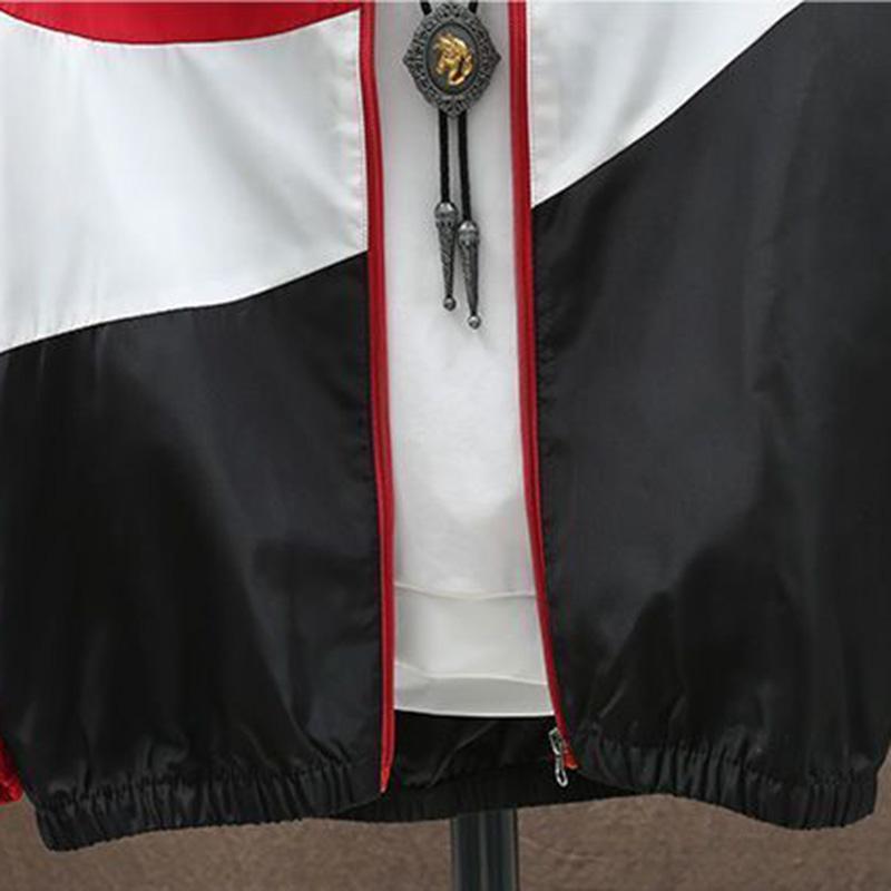 Spring New Jacket Men's Youth Student Trend Tooling Thin Hooded Jacket Casual All-match Gown
