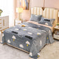1.5/1.8/2m Bed Flannel Bed Sheet Single Double Coral Pile Blanket Double Sided Plush Bed Sheet Twin Queen King Size