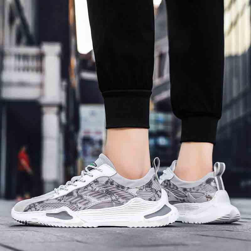 Plus Size 39-44 Men Sneakers Low-top Running Basketball Shoeses Outdoor Non-slip Sports Shoes Shockproof Shoeses