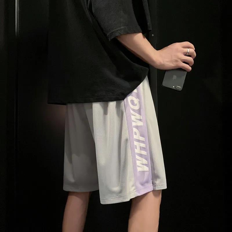 Summer Men's Shorts Trend Couple Five-point Pants Loose Hip-hop Basketball Sports Pants Casual Beach Pants