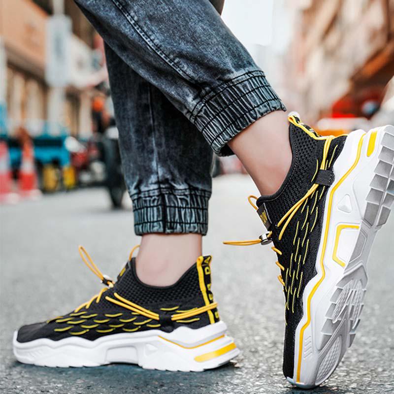 Size 39-44 Summer High Quality Men Mesh Sneakers Breathable Basketball Shoeses Non-slip Running Shoes Outdoor Travel Shoes