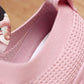 Spring and Summer Ladies Mesh Shoes Breathable Sports Mesh All-match Summer Thin Section Hollow Hiking Shoes
