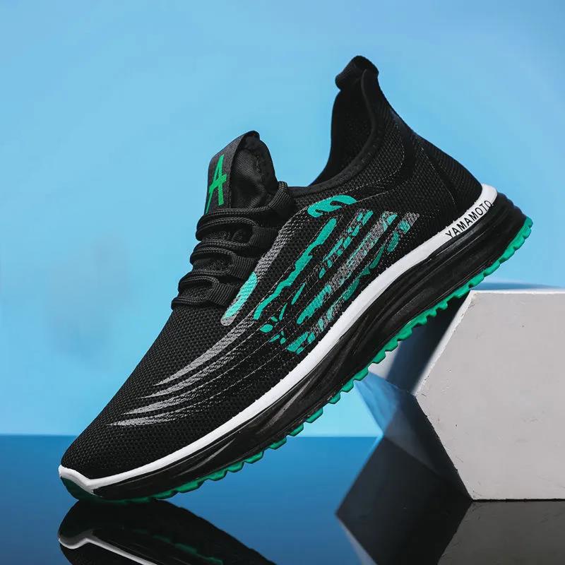 Men's Shoes Spring and Autumn Shoes Men's Casual Sports Running Light and Breathable All-match Autumn Trend Shoes