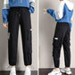 Overalls for Male and Female Students Ins Tide Korean Version of Straight Leg Beam Fashion Versatile Multi-pocket Harlan Sports Casual Pants