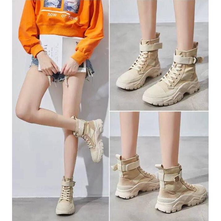 2019 Autumn Martin Boots Women's Shoes British Style Breathable Ladies Motorcycle Boots Short Boots