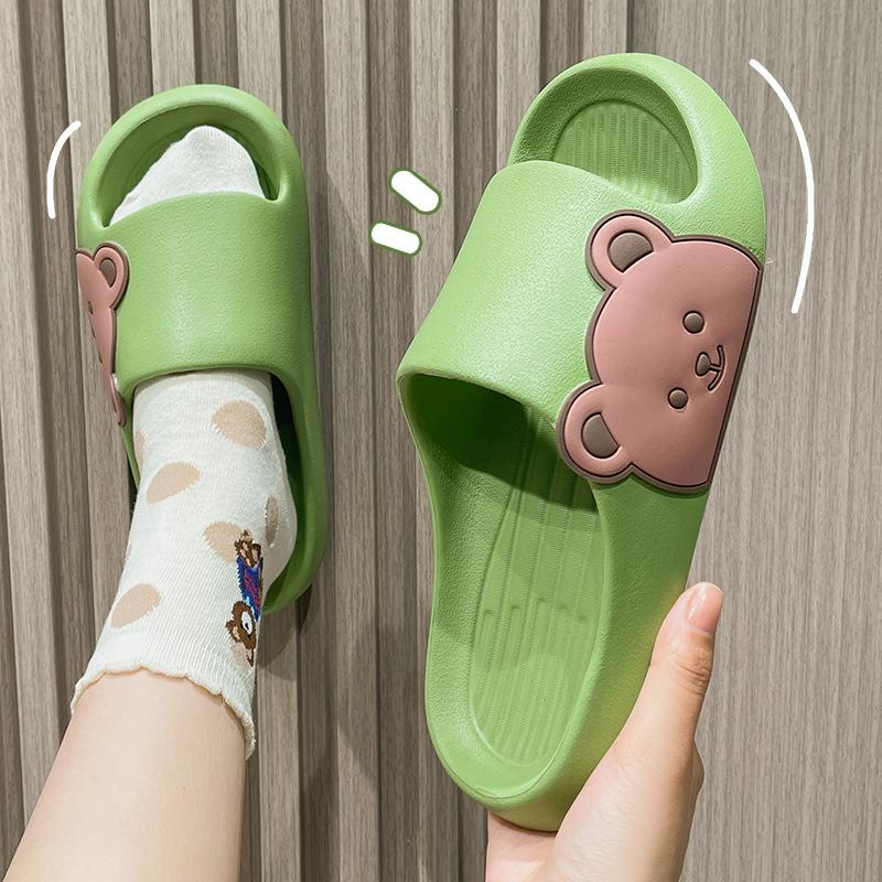 Thick-soled Slippers Women Summer Fashion Soft Sandals and Slippers To Increase Solid Color Men and Women Slippers Unisex