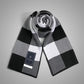 Winter Imitation Cashmere Scarf Men's Multi-color Optional Fashion Printing Scarf Thick Warm High-end Wool Scarf Christmas