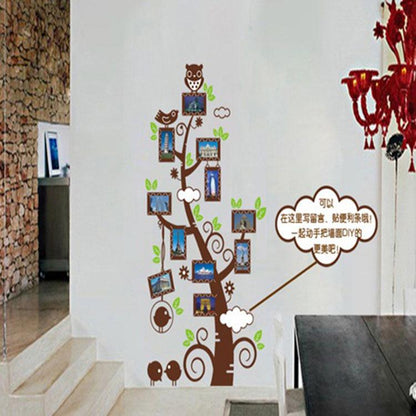 Photo wall decoration bedroom living room background tree photo frame wallpaper
